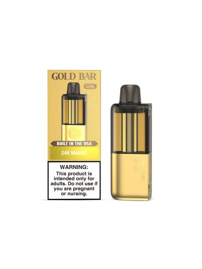 Gold Bar Max 50K Disposable Pod — 24K Mango