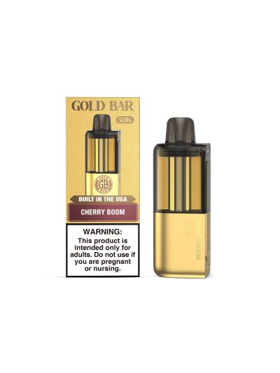 Gold Bar Max 50K Disposable Pod — Cherry Boom