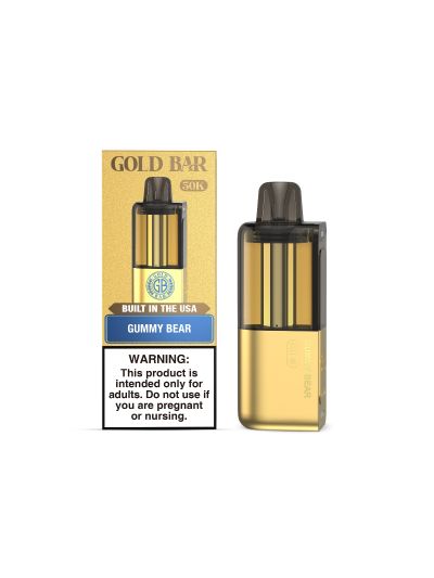 Gold Bar Max 50K Disposable Pod — Gummy Bear