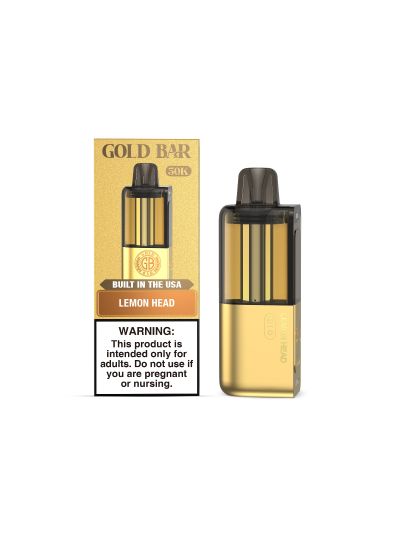 Gold Bar Max 50K Disposable Pod — Lemon Head