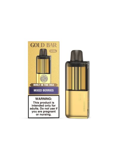 Gold Bar Max 50K Disposable Pod — Mixed Berries