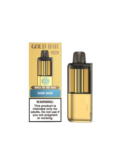 Gold Bar Max 50K Disposable Pod — Sour Gush