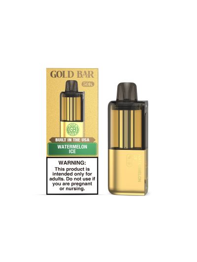 Gold Bar Max 50K Disposable Pod — Watermelon Ice