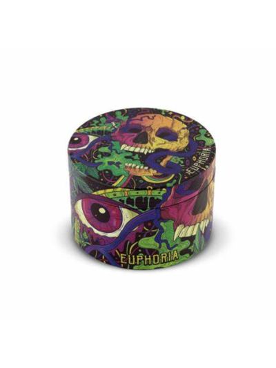 NicStick 4pc Grinders - Zinc Metal Character Faces 4 part Heavy Grinder 40mm - 6 pc variety pack