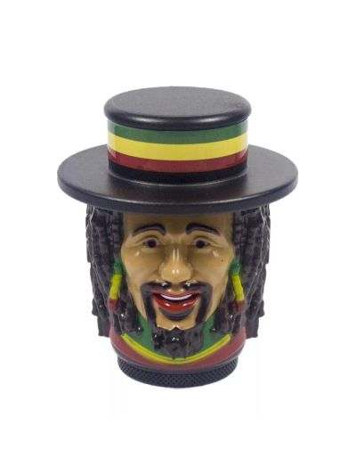 NicStick Rasta Head 2 pc Grinder (various designs)
